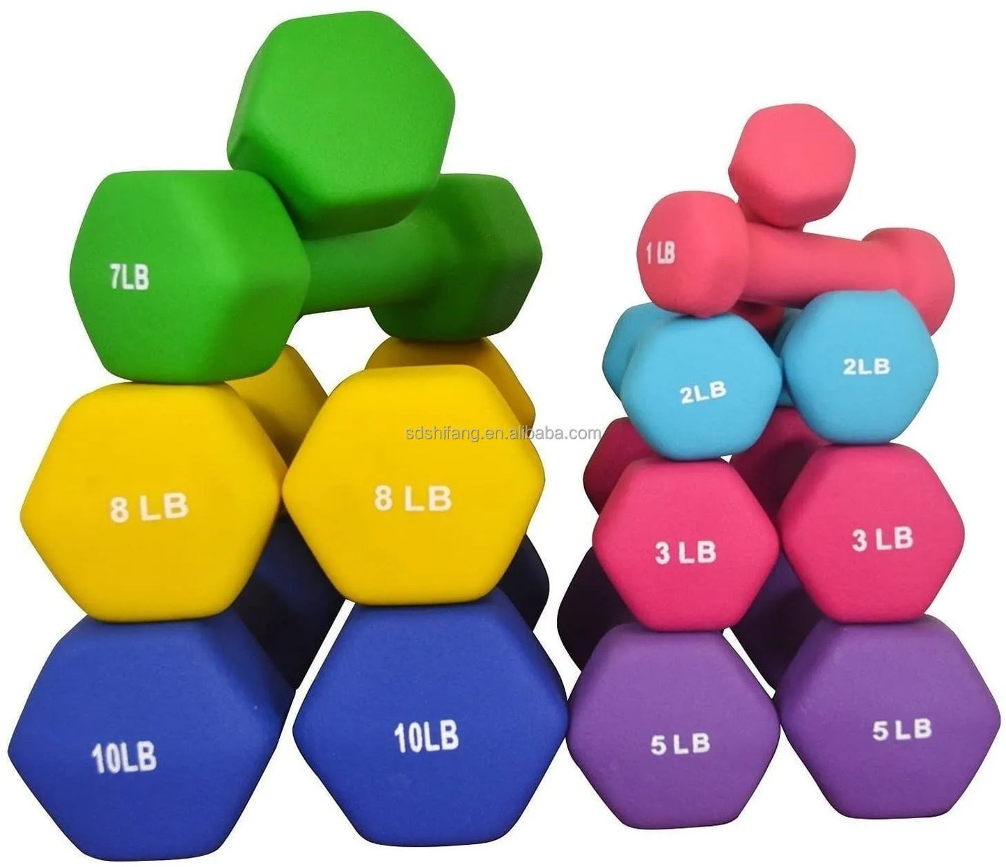 Zen Muscle – NeoGrip Dumbbells Set (0,5 à 10 kg)