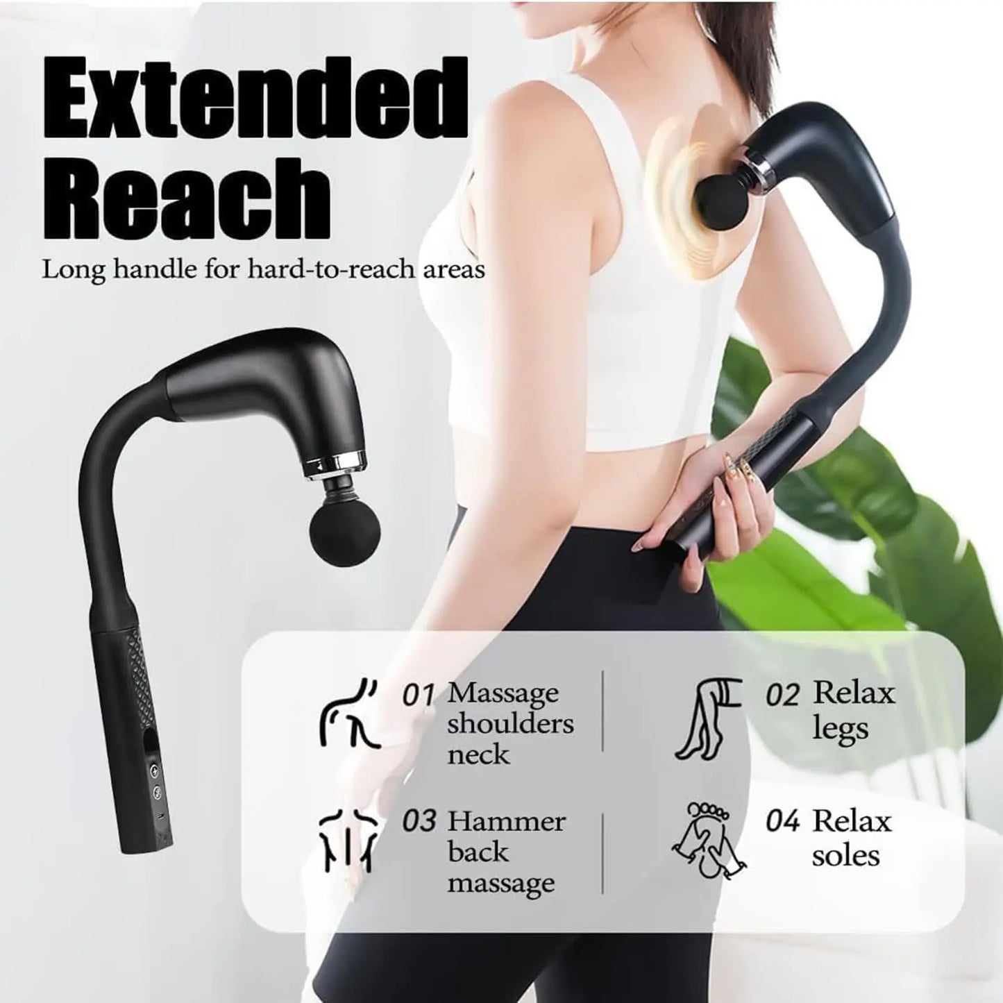 Pistolet Masseur 1200 mAh – Massage Musculaire Portable Zen Muscle™